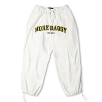 Load image into Gallery viewer, MB FRONT LOGO WIDE PANTS WHITE

